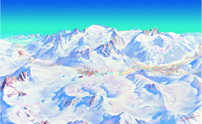 Adamello ski mapa